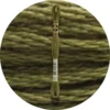 DMC Mouliné Spécial 25 Broderigarn, Ensfarvet, Grønne nuancer